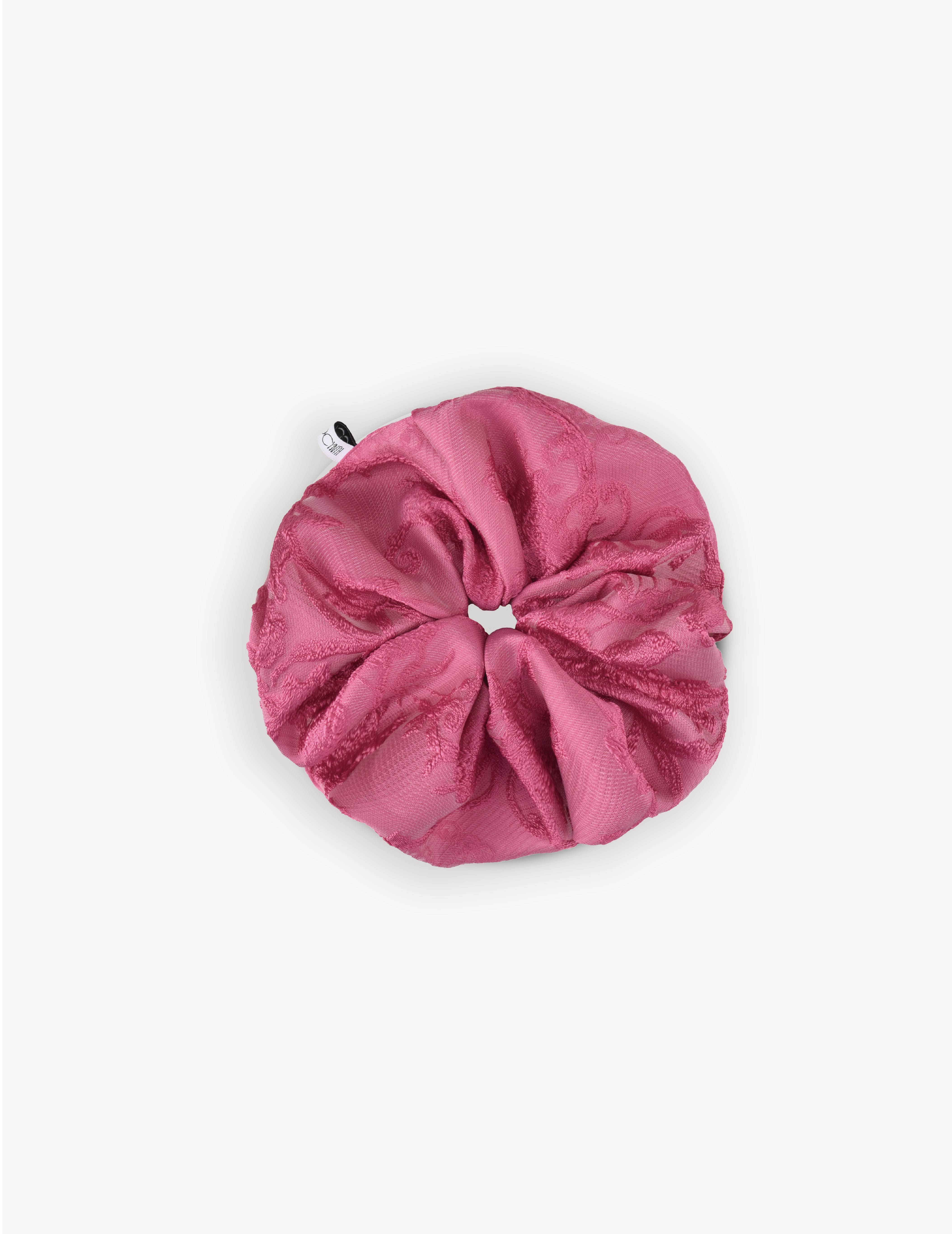 Pet Scrunchie - Jacquard Pink Lilly
