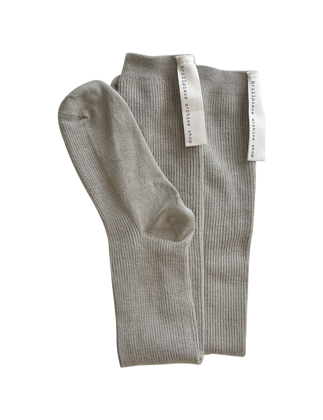 Ribbed wool knee socks [bas x sohn Exclusive] Olive