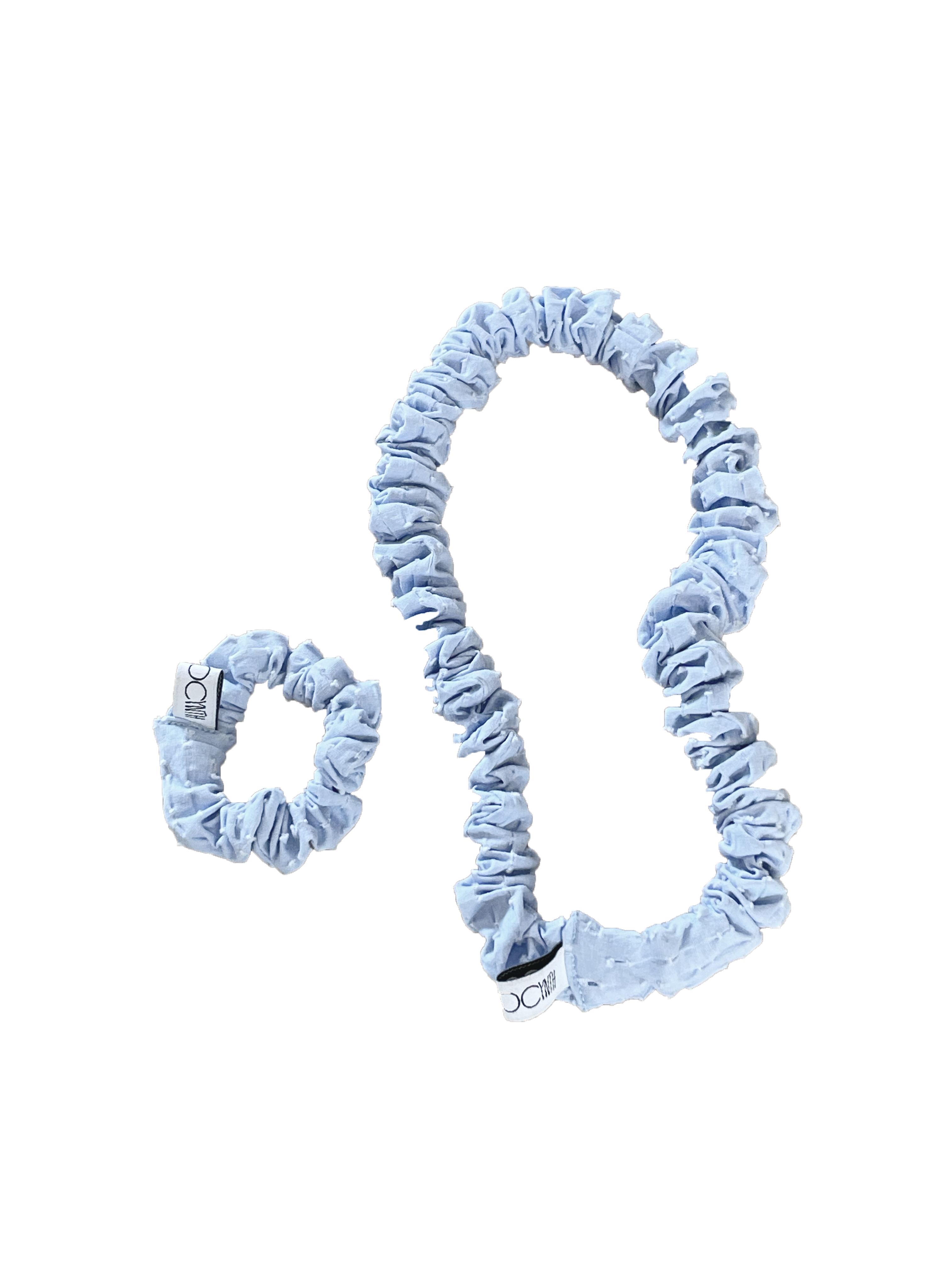 Hairband + Scrunchie Set (Santorini blue)