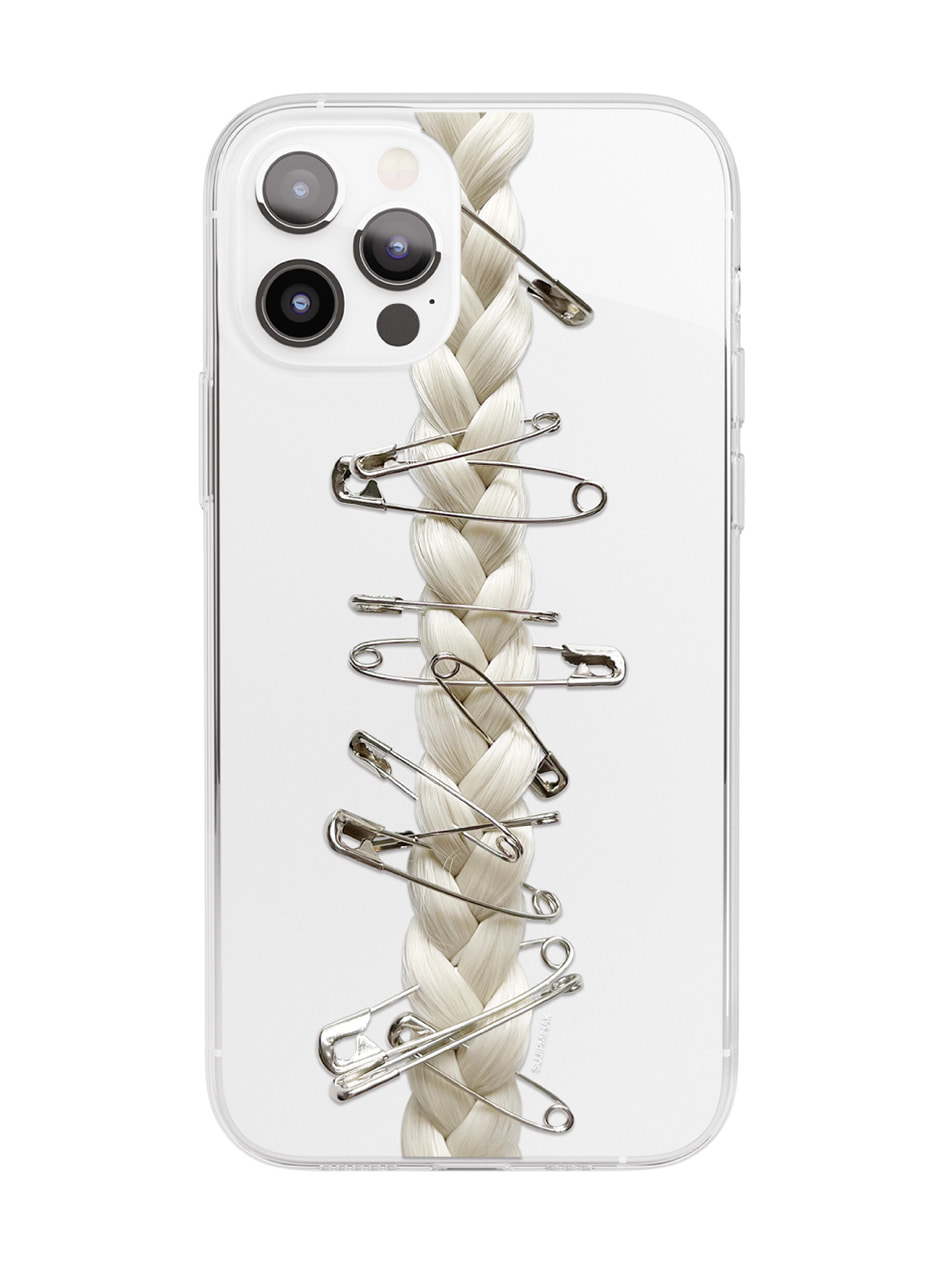 Pinned Hair iPhone Case