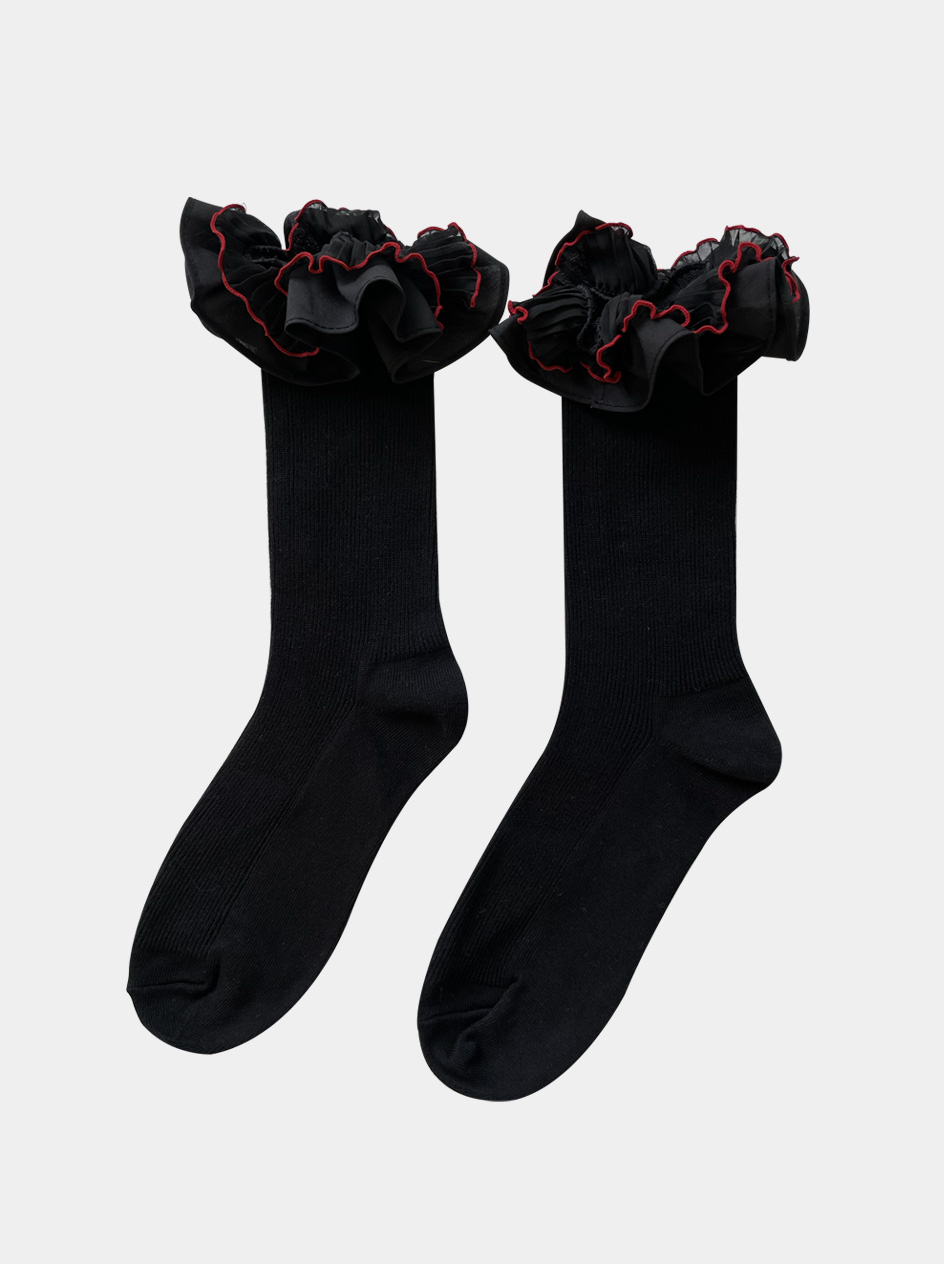Lace socks (Black)