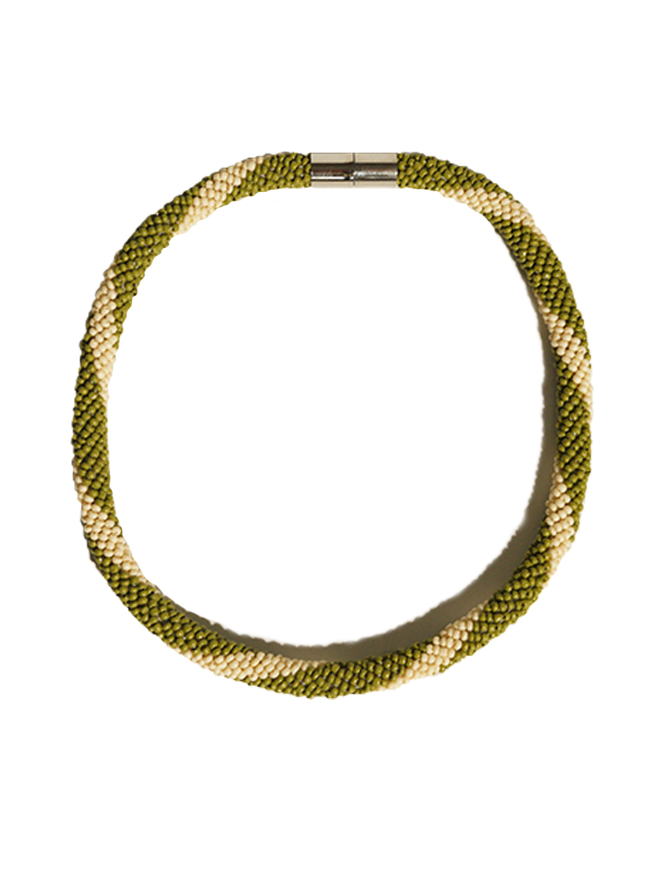 Sousa Necklace (Olive/Cream)